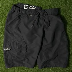 Mens Vintage VTG Y2K Fox Racing Dirt Bike Riding Shorts Size 36