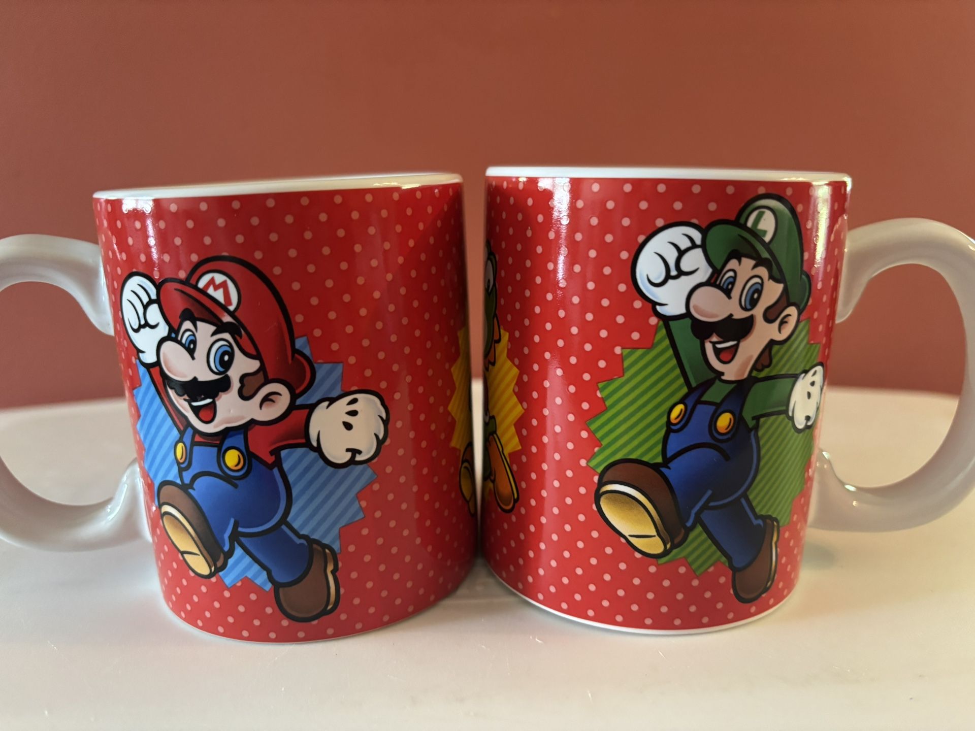 Super Mario Bros coffee cups Brand new original Nintendo