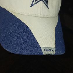 Nfl Hat Cowboys, No Adjustment In The Back Size Small  About Aprox 21 Inches Around