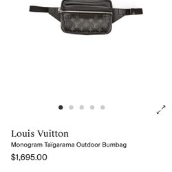 Louis Vuitton Men’s Outdoor Bumbag