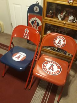 Metal Angels Folding Chairs $ 75 Ea. Firm