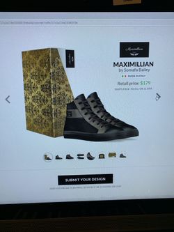 Limited edition Italian designer shoe