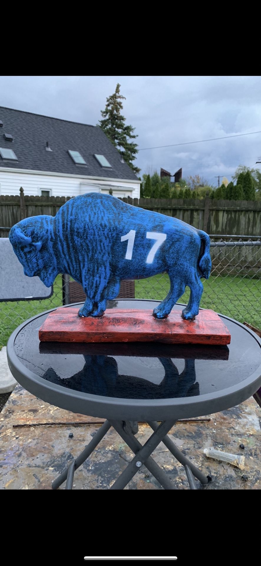 The Josh Allen Buffalo Statue
