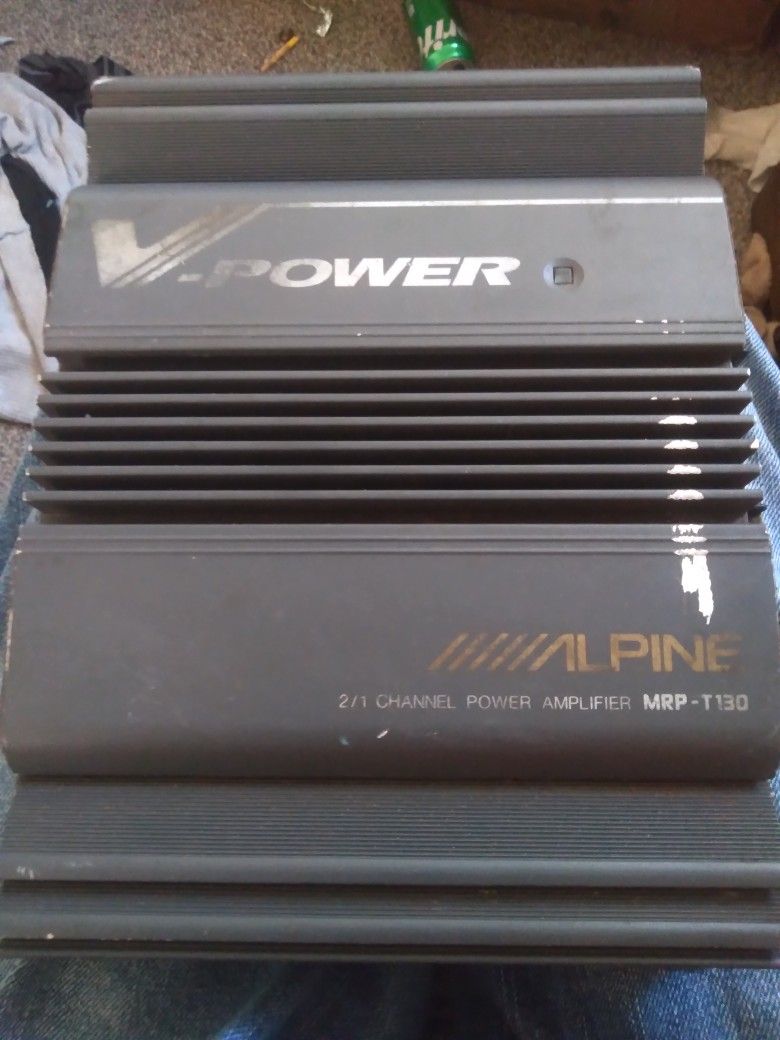 alpine amplifier