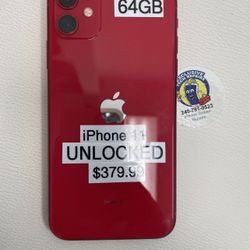 iPhone 11 Red 64GB Unlocked