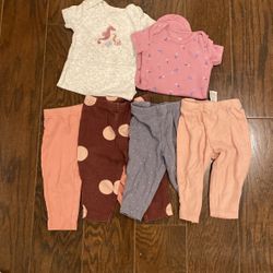 Baby Girl Cloth 6 Pieces $6