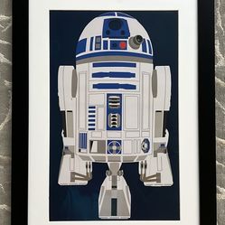Star Wars R2-D2 Framed Print 16x22”