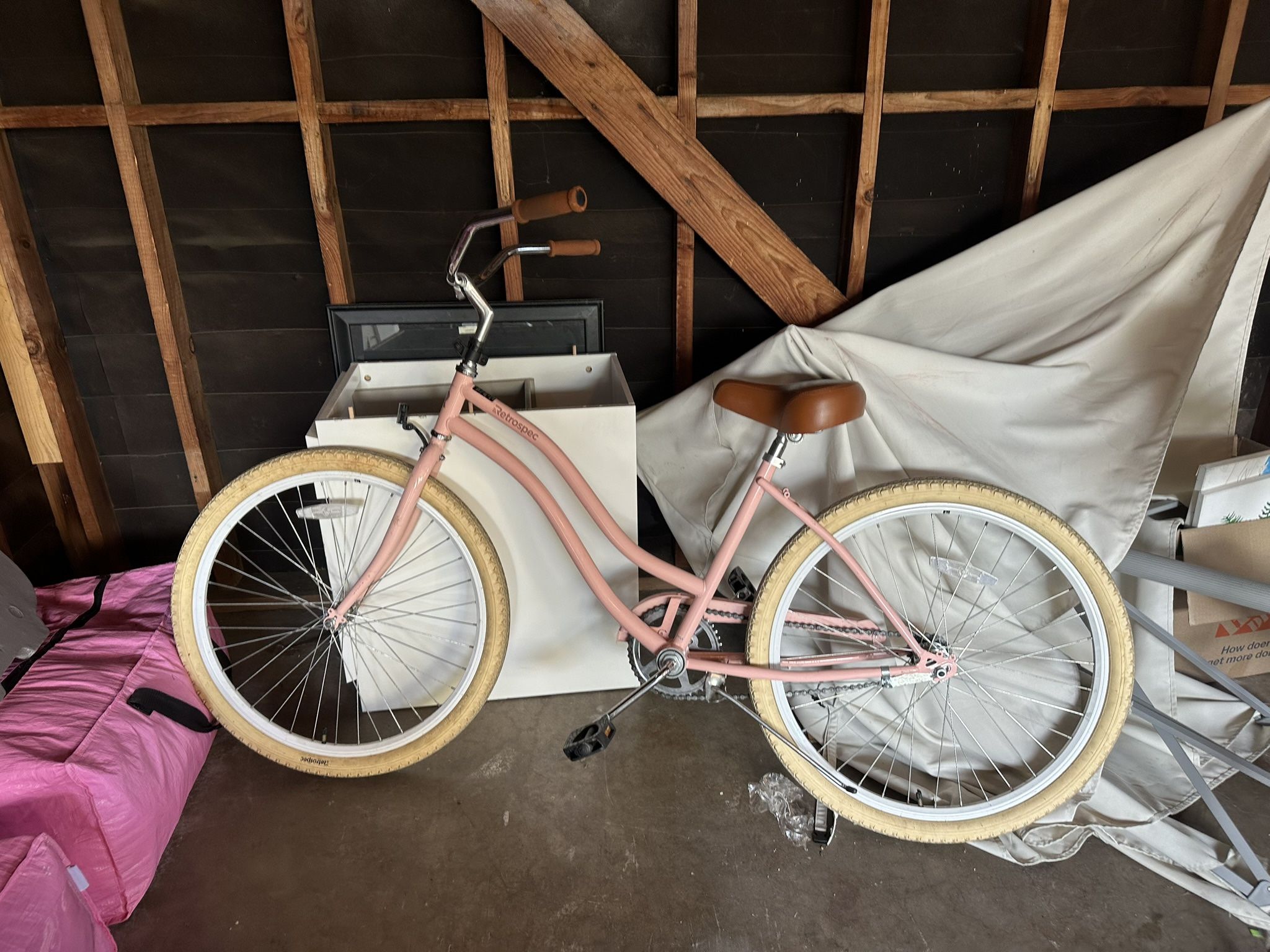Pink Cruiser Bike 