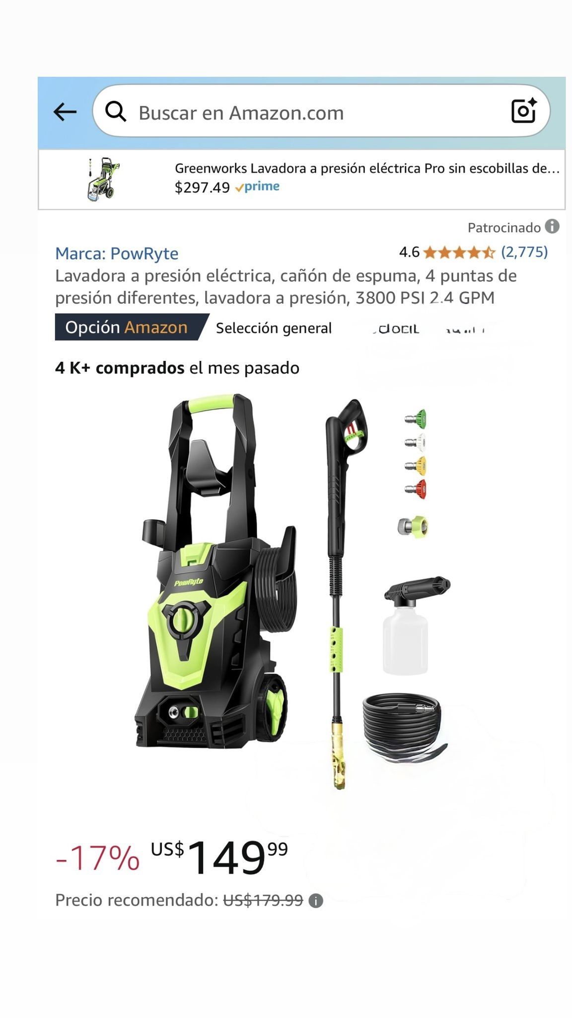 Electric Pressure Washer