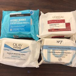 Make Up Remover And Cleansing Towelettes