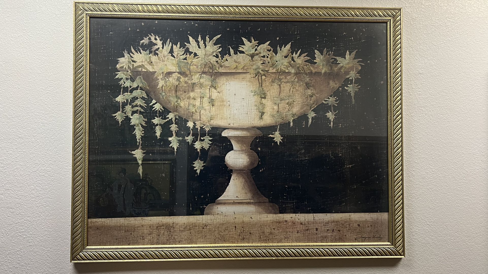 Large Gorgeous Wall Picture “Athena” Print By Jacques Lamy
