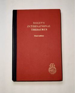 Vintage 1962 Roget's International Thesaurus Third Edition Hardcover Book