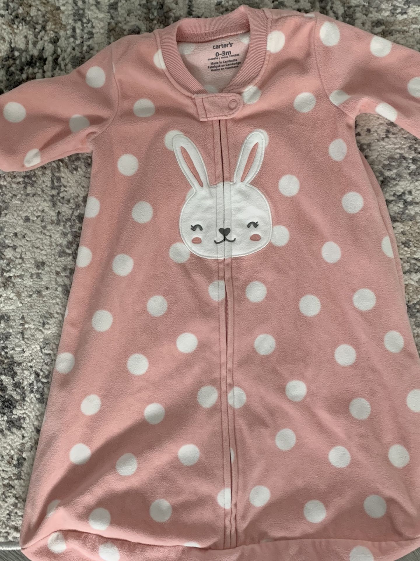 Carter’s Fleece Sleep Sack 0-3mo