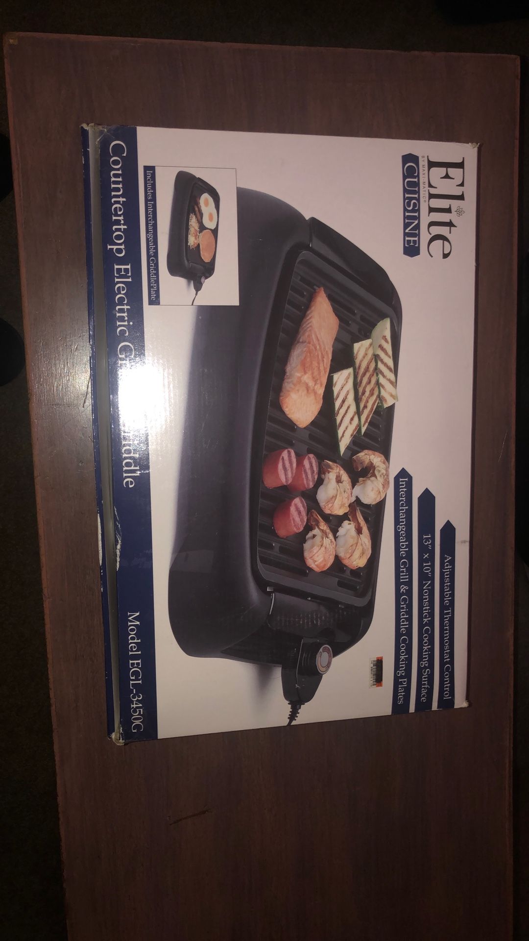 Countertop Electric Grill And Griddle