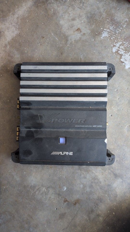 Alpine MRP-M450 1-Channel Car Amp