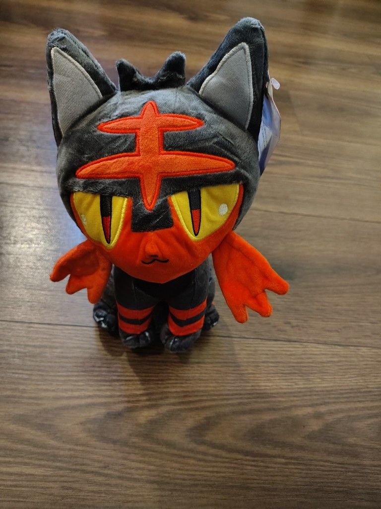 New 9" Litten Pokemon Plush