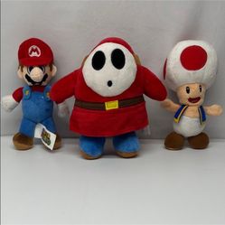 Super Mario Plush Set 