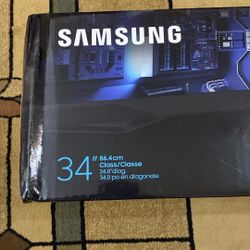 Samsung Odyssey 34” (86.4cm) Ultra WQHD 165 HZ Refresh Rate 1000R Curved Screen Brand New 