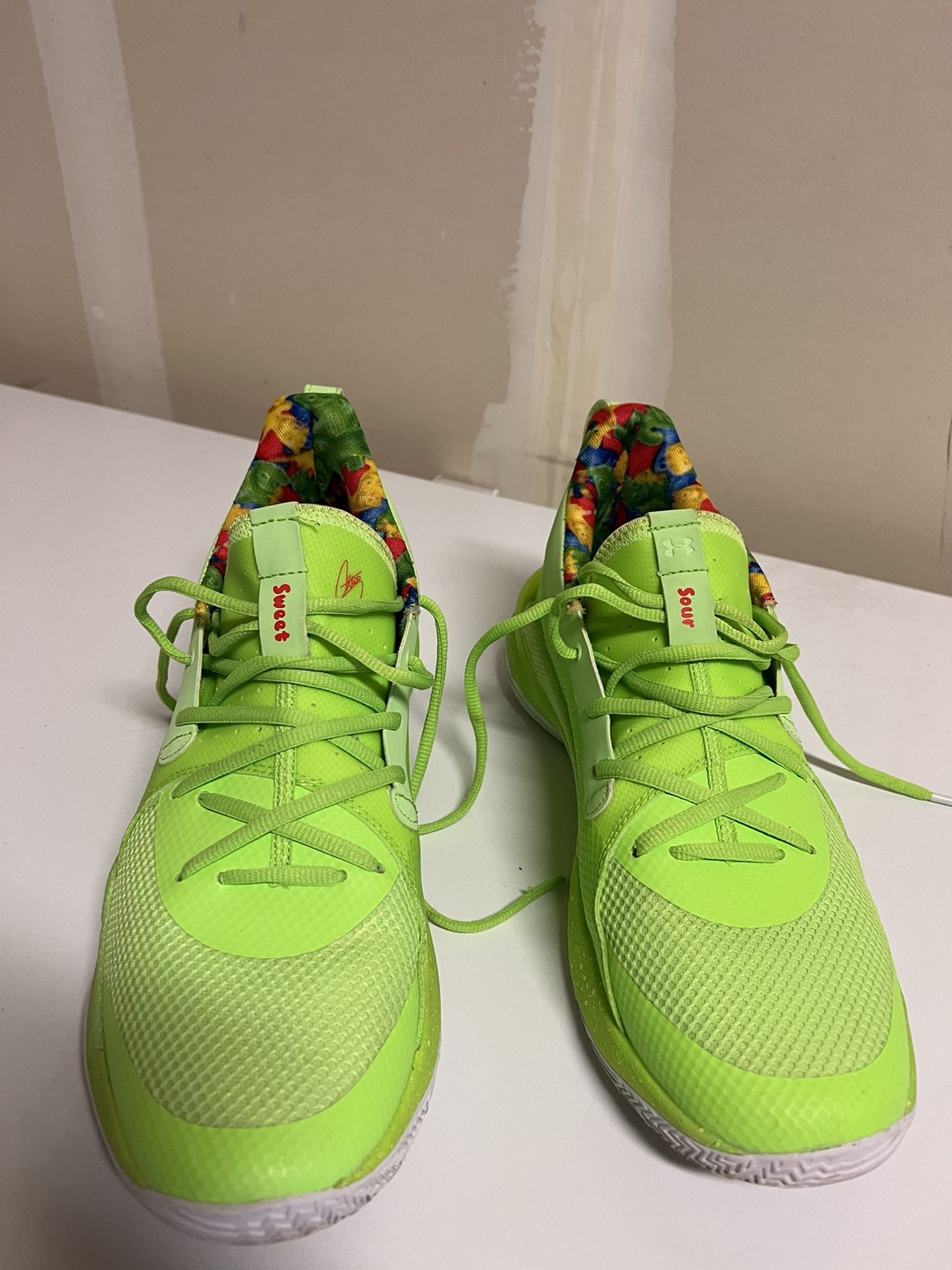 Steph Curry Sour patch Basketball Shoes Size 12 for Sale in Tumwater ...