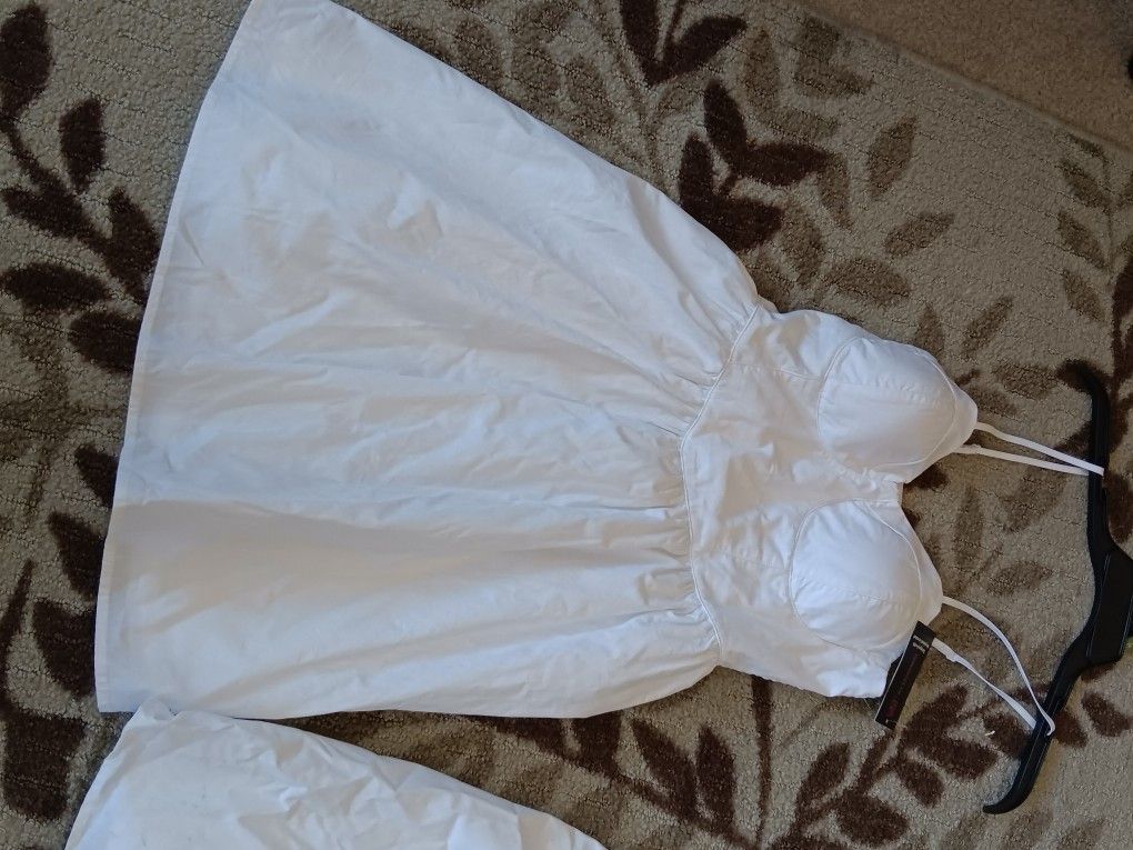 Sundress. New. White. Sz Small Or Large $7 Each