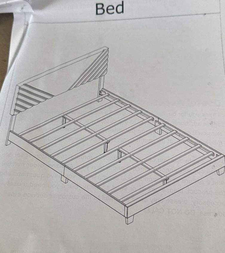 Brand New Queen Size Bed And Mattress