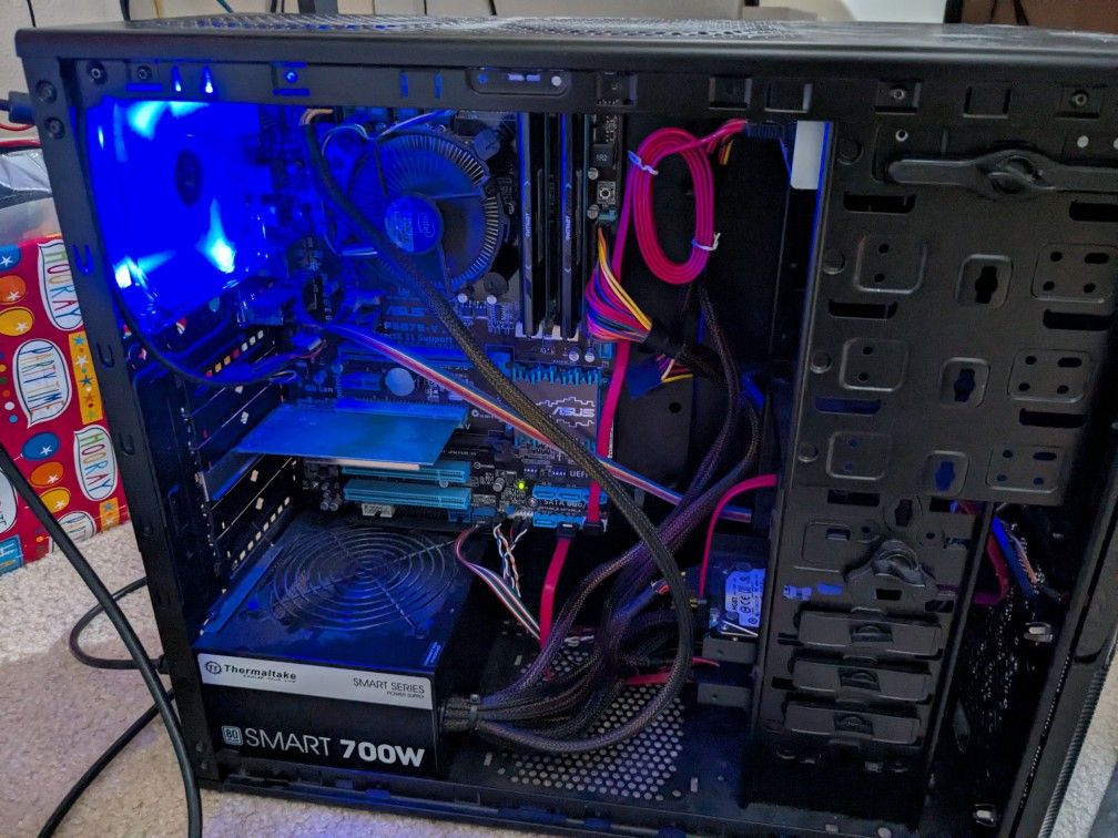 Old Gaming Computer ASUS Motherboard
