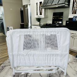 KidCo Children's Toddler Mesh 39 Inches Long Bed Rail Guard for Twin, Double, Full Size Queen, and King Mattress, White