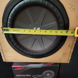Kicker CompR 12 And Built Enclosure 