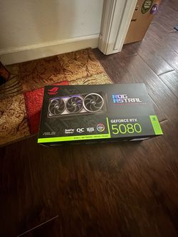 GAMING GPU ROG RTX 5080 16GB READ DESCRIPTION BRAND NEW!! PICK UP ONLY NO TRADE FIRM ON PRICE 💲1500