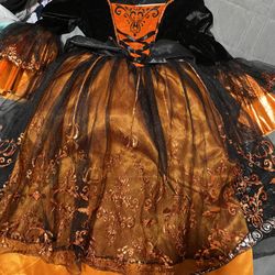 Halloween Dress Size 4-6 Years Old 