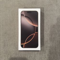 iPhone 16 Pro Max 512gb Desert Titanium Unlocked New/Sealed