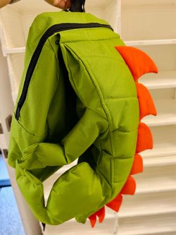 Kids Green Dinosaur Backpack