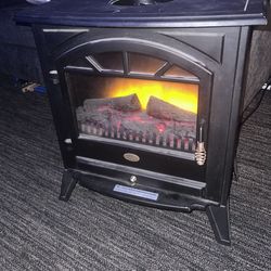 Electric Fireplace Works Good Electric