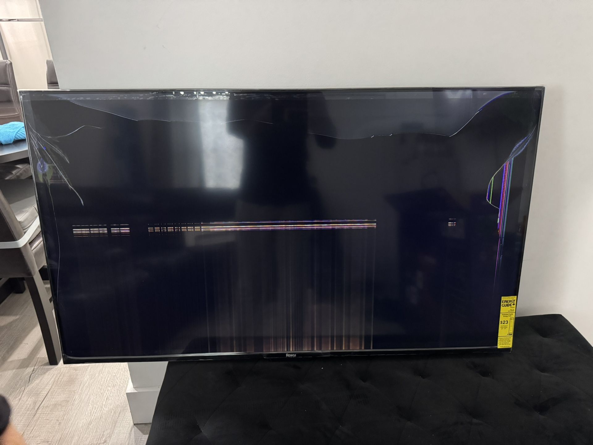 Roku 50” Tv Broken Screen $50 Obo