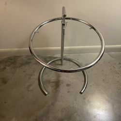 Side Chrome Sliver Table 