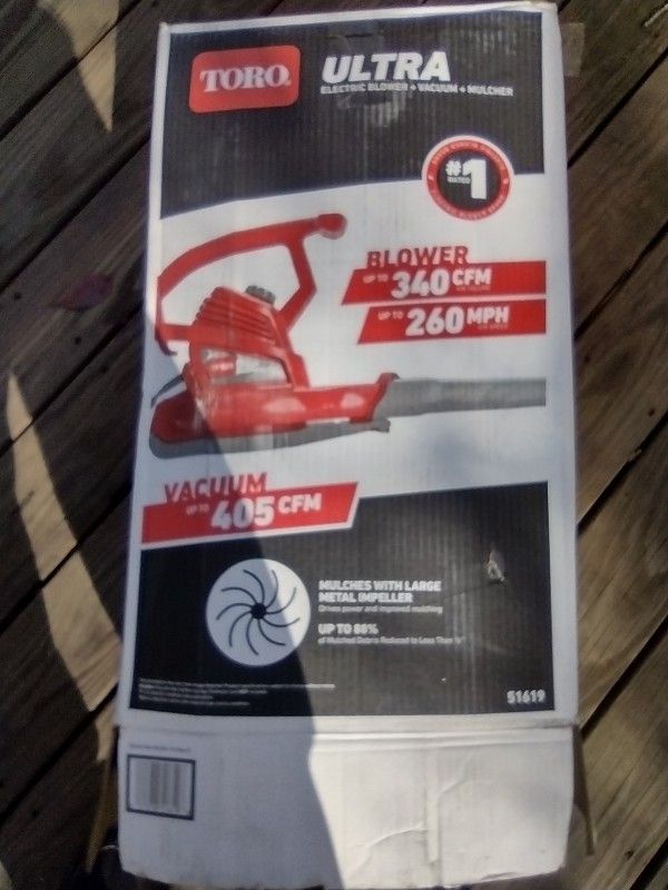 Toro Electric Blower/Vacuum 