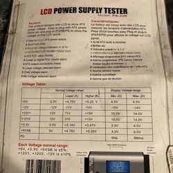 LCD Power Supply Tester