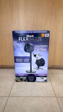 SHARK FLEX BREEZE HIGH-VELOCITY CORDLESS & CORDED FAN