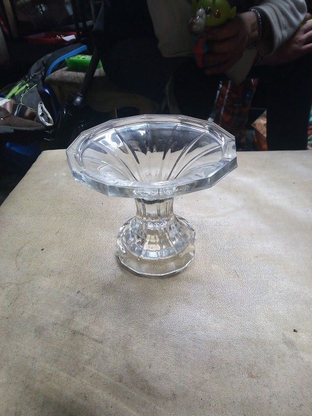 Crystal Glass Candle Holder