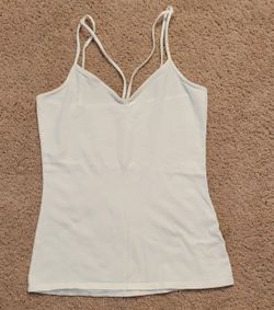 Elegant White Spaghetti Strap Top