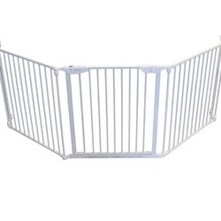 Expandable Gate, white Extra Wide Pet Gate30-100W，29.25H