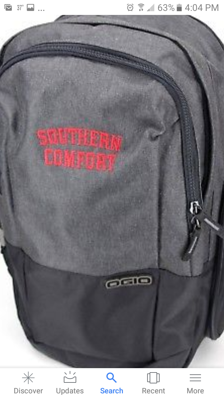 Southern comfort backpack