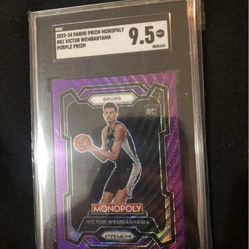 Victor Wembanyama Monopoly Purple Prizm RC 