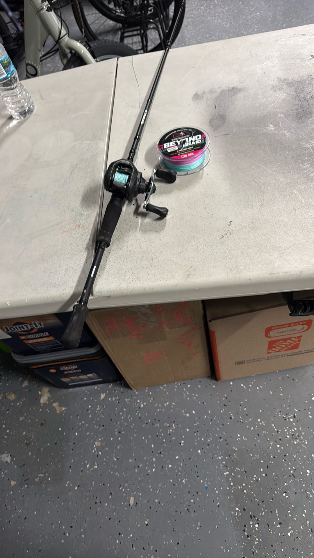 Bait caster cvius rod