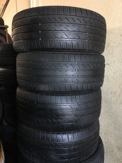 20” 225/35R20 4 used tires