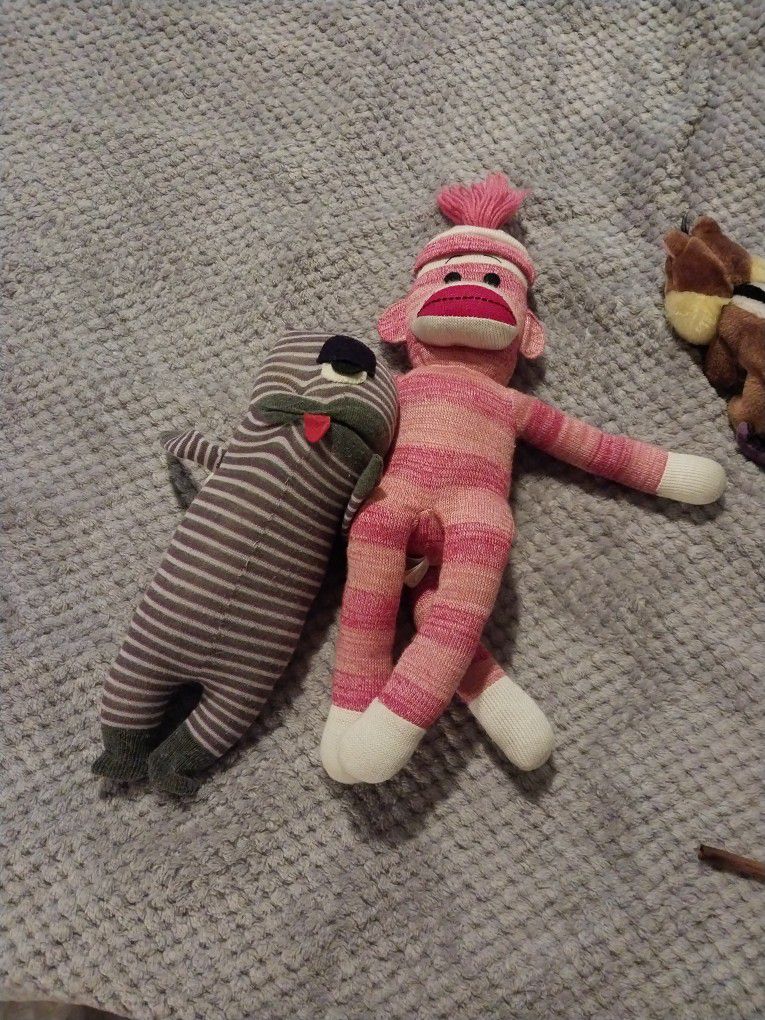 Sock Monkey And Friend 