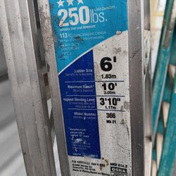 Werner 6 Ft Type 1 Alluminium Ladder