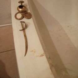 Brass Letter Opener Locket