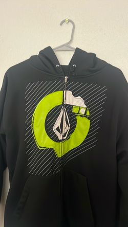 Volcom Black Zip-Up Hoodie