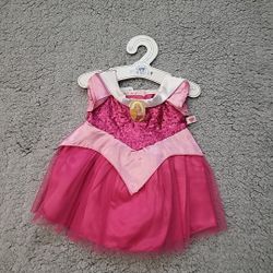 Build A Bear Disney's Princess Aurora Costume NWT